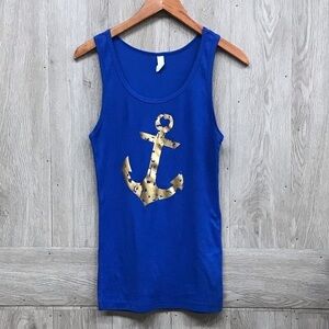 Handmade Anchor Racerback Fitted Tank BB748